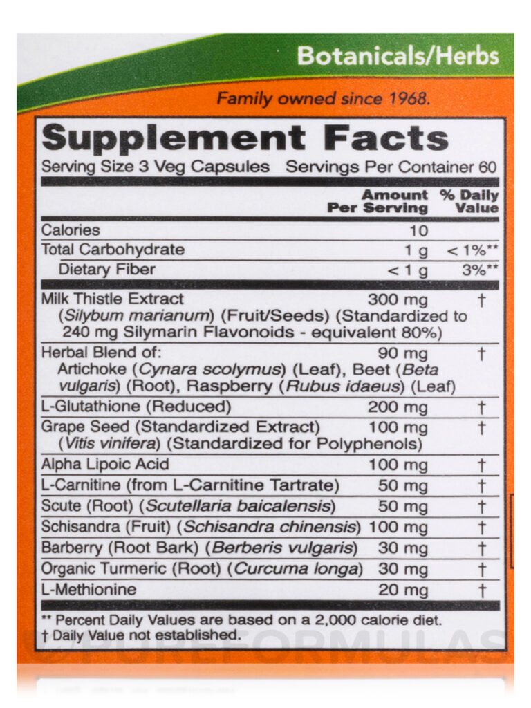 NOW Liver Refresh 90 Cápsulas. (Soporte Hepático) – Súper Suplementos ...