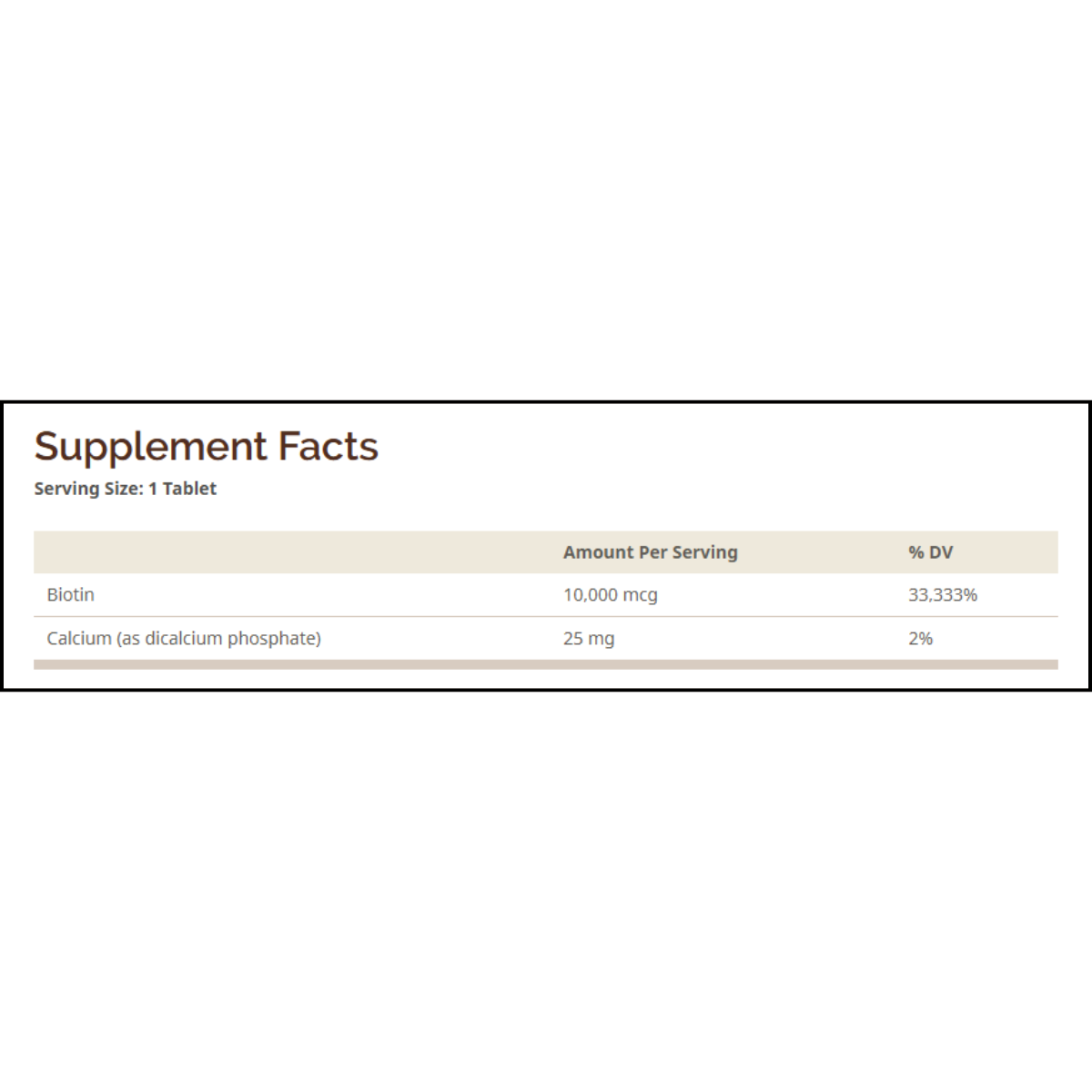 BIOTINA 10,000 MCG WINDMILL SF